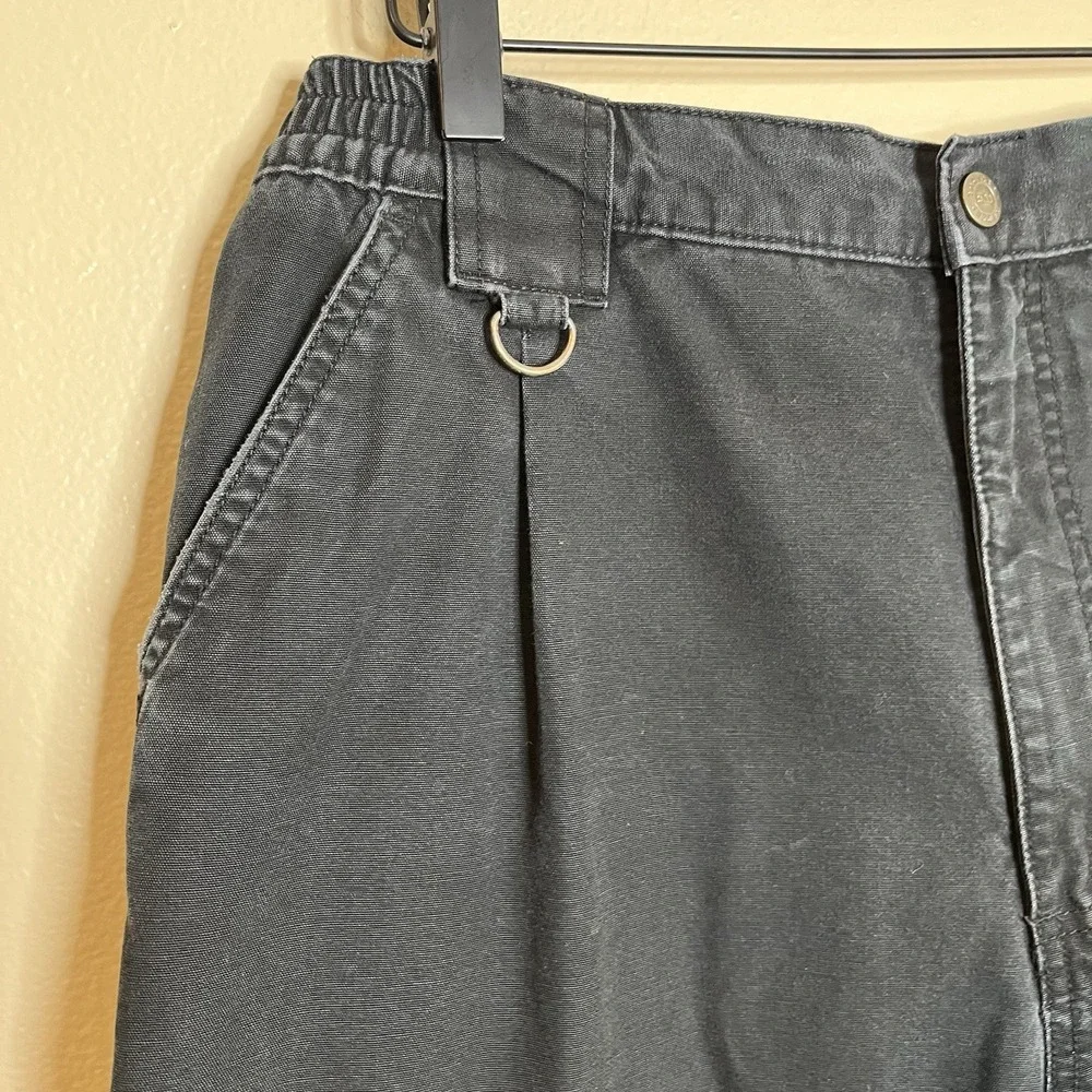 511 tactical pants 34x30 Black‎ Utility Workwear Cargo 90s Canvas Elastic Waist